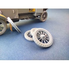 1/35 French Armoured Car 1914 Ducasble Tyres for CSM 35013