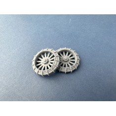 1/35 Garford-Putilov Armoured Car Chained Rear Wheels for CSM 35009