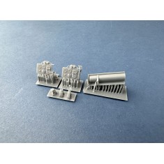 1/35 Garford-Putilov Armoured Car Driver Compartment Interior for CSM 35009/35014/35015