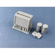 1/35 Garford-Putilov Armoured Car MG Compartment Interior for CSM 35009/35014/35015