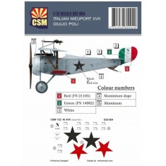 1/32 Nieuport XVII Decal - Giulio Poli Personnal Markings