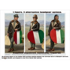 1/32 Italian Airman Posing at Nieuport Rudder