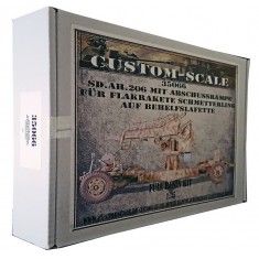 1/35 Sd.Ah.206 w/Launch for Flakrakete Schmetterling on Makeshift Carriage Full Resin Kit