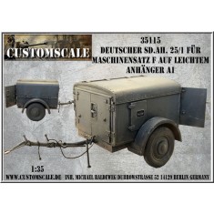 1/35 German Sd.Ah.25/1 for Maschinensatz F on Light Trailer A1