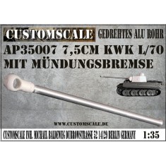 1/35 7.5cm KWK L70 mit Mundungsbremse