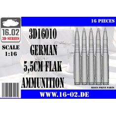 1/16 German 5.5cm Flak Ammunition