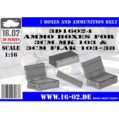 1/16 Ammo Boxes for 3cm MK 103/Flak 103-38