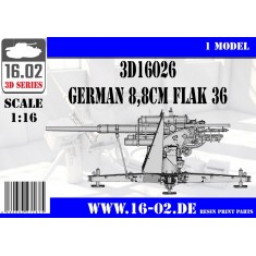 1/16 German 8.8cm Flak 36