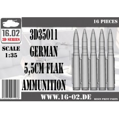 1/35 German 5.5cm Flak Ammunition