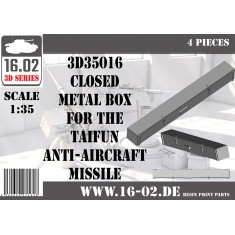 1/35 Closed Metal Box for Taifun Anti-Aircraft Missile (4pcs)