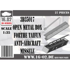 1/35 Open Metal Box for Taifun Anti-Aircraft Missile (27pcs)