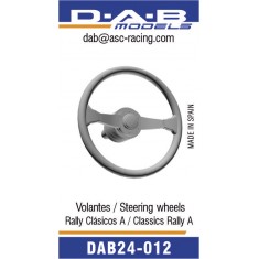 1/24 Classic Rally Steering Wheel A (3pcs)