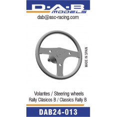 1/24 Classic Rally Steering Wheel B (3pcs)