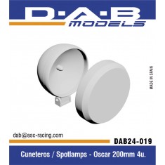 1/24 Super Oscar 200mm Spotlamps (4pcs)
