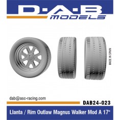 1/24 Magnus Walker Outlaw Rim Mod A