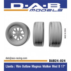 1/24 Magnus Walker Outlaw Rim Mod B