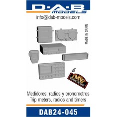 1/24 Trip Meters, Radios and Timers