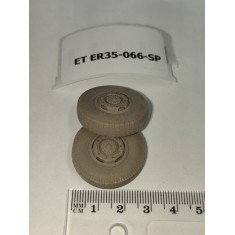 2x Weighted Road Wheel for 1/35 Dragon SdKfz.234