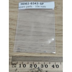 Spare parts (10x nuts) for 1/24 Tamiya #24343 Ferrari FXX-K Detail-up Set