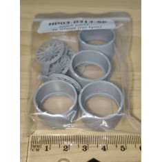1/24 LB Performance Ferrari 458 Spare Parts - 4 Wheels (no tyre) for Fujimi kit