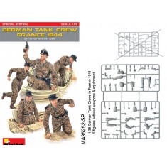 1/35 German Tank Crews, France 1944 without Weapons & Equipment