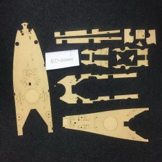 Wooden Deck for Trumpeter 1/200 USS Missouri BB-63