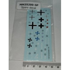 Spare Decal for Mirror #35200 1/35 Russian Artillery Tractor T20 Komsomolets