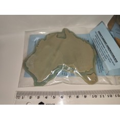 Display Base for 1/144 Miniatures - Australian Continent