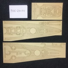 Wooden Deck for Trumpeter 1/200 DKM Bismarck 1941