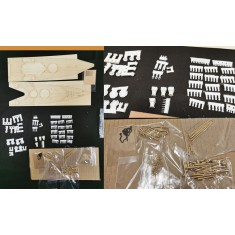 Upgrade Parts for 1/350 Pontos #35014F1 Tamiya HMS Duke of York 1943 Prince of Wales
