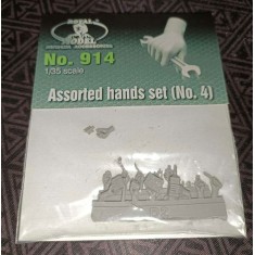 1/35 Assorted Hands set No.4 (binoculars parts broken)