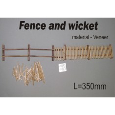 1/35 Fence & Wicket Veneers Material Set (L:350mm)