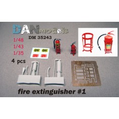 1/48,1/43,1/35 Fire Extinguisher Vol.1 (4pcs)