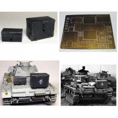 1/35 WWII German AFV Boxes Hinges, Padlocks & Decals - A Sign of Division