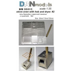 1/35 Stove Oven w/Hob & Dryer Vol.2 (20x20x15mm)