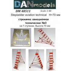 1/48 Aviation Technical Step Ladder Vol.3 (7 steps,H:70mm)