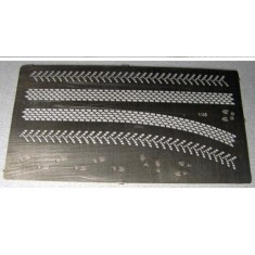 1/48 Tyre Tread Prints Stencil