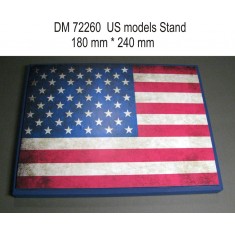 1/72 US Theme Display Stand (240x180mm)
