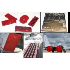 1/72 Mikoyan MiG-29 Exhaust & Air Intake Covers w/decals for ICM/Italeri 