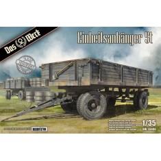 1/35 WWII German Uniform 5t Trailer Einheitsanhanger