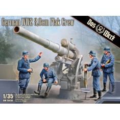 1/35 WWII German 8.8cm Flak Crew (4 figures) and Grenades (2pcs)