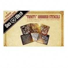 Trinity Splatter Masking Set (airbrush stencils)