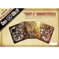 Trinity Splatter Masking Set #2 (airbrush stencils)