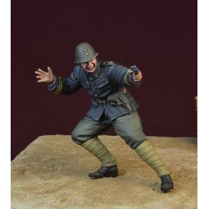 1/35 WWII Dutch Army Black Devils Officer 1940