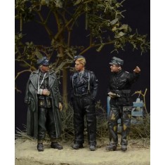 1/72 German Waffen SS Officers, Normandy 1944 (3 figures)