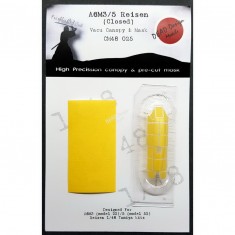 1/48 Mitsubishi A6M Zero Closed Vacu Canopies & Masking for Tamiya kits