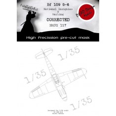 1/32 Bf 109G-6 National Insignias Mask for Border Model kits