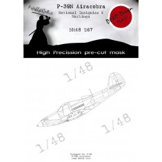1/48 Bell P-39N Airacobra National Insignias Masking for Arma Hobby kits
