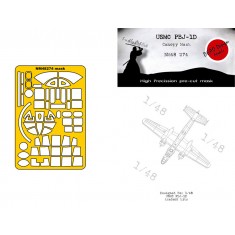 1/48 USMC PBJ-1D Mitchell Masking for Academy kits