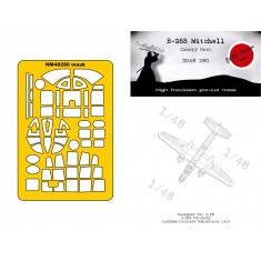 1/48 B-25B Mitchell Masking for ACC/Academy kits